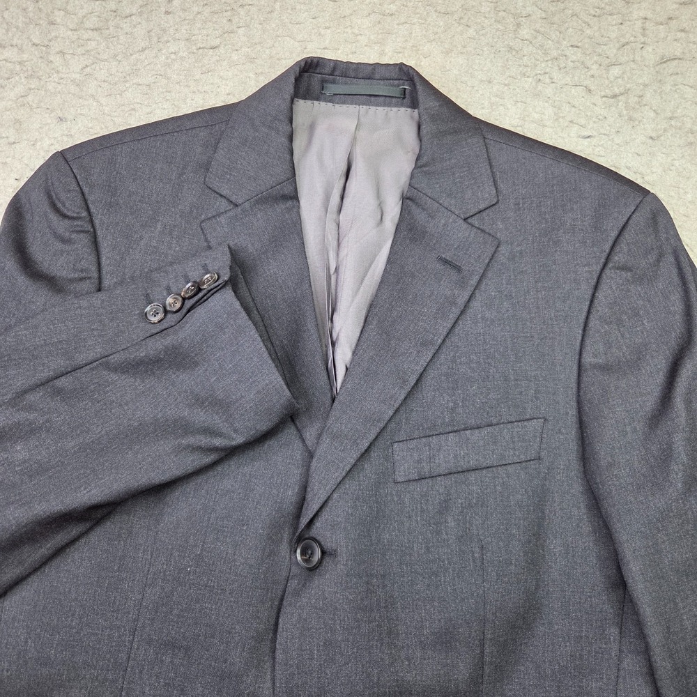 Hugo Boss Scorsese Movie US Men's Sport Coat Blazer Three Button Black Wool 40R